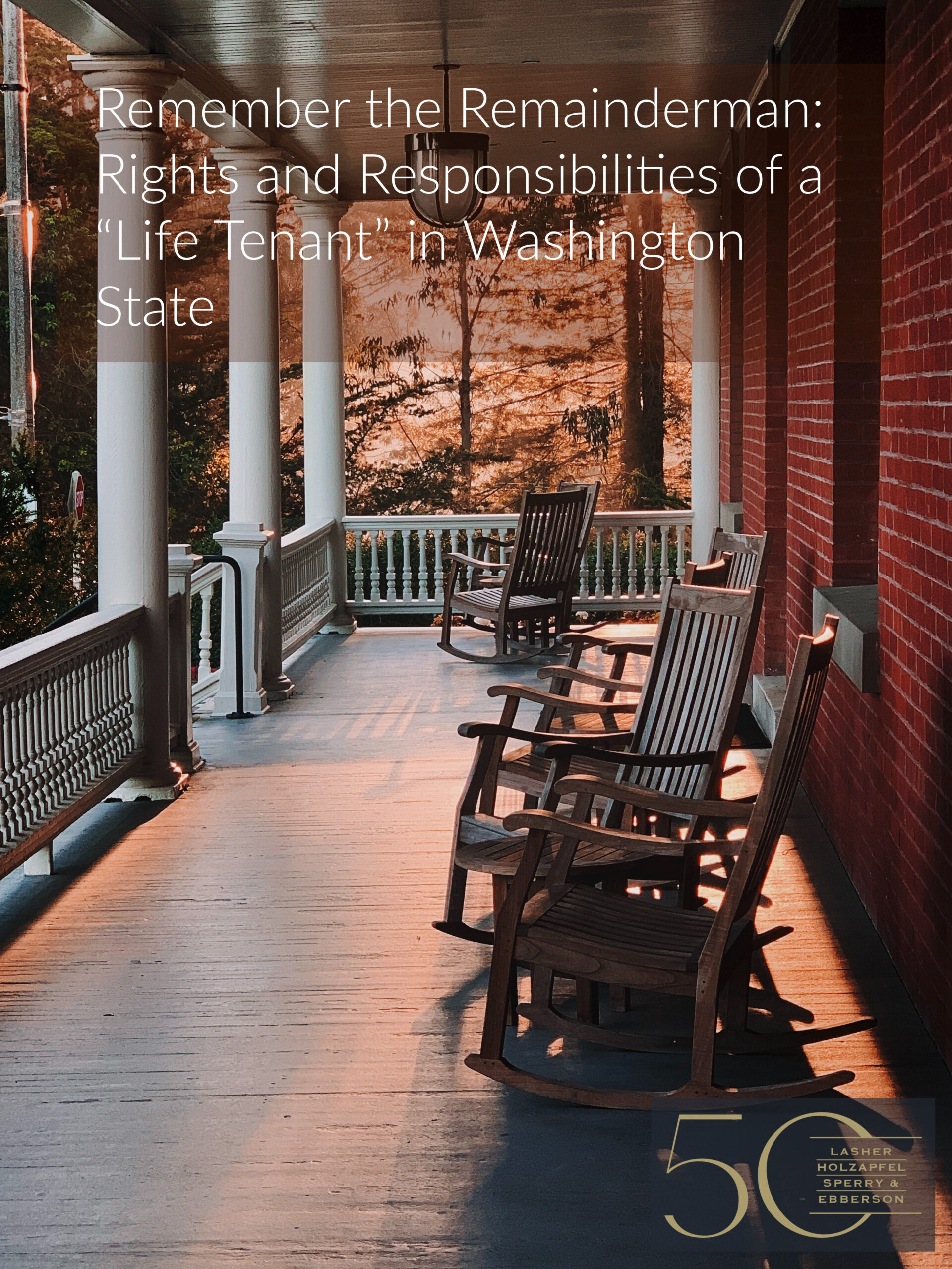 Rocking Chairs on a House Front Porch